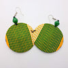 Msichana:Coming Full Circle earrings,Thatch green
