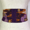Msichana:Reversible Wrap Belt - purple solid,Metallic Gold/ Caramel