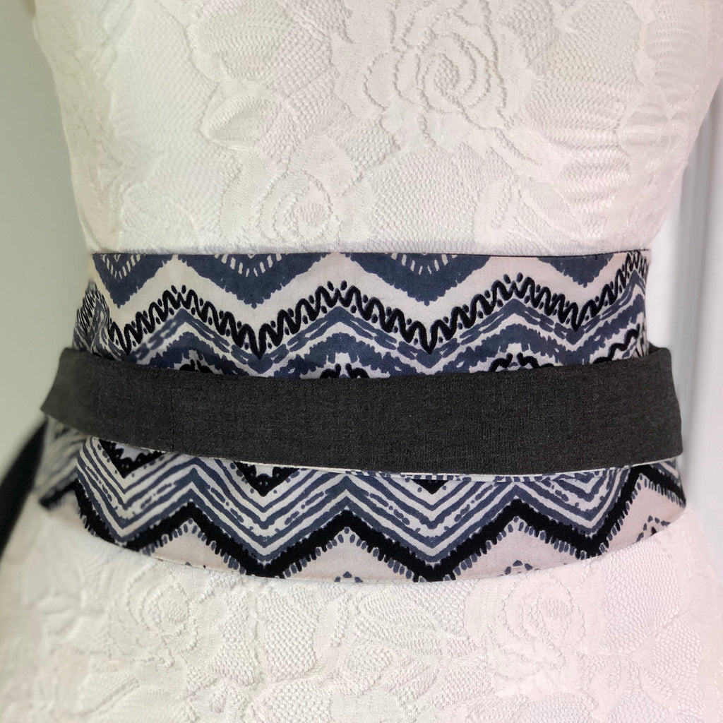 Msichana:Reversible Wrap Belt - grey solid