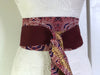 Msichana:Reversible Wrap Belt - maroon solid