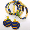 Msichana:Coming Full Circle Set : Earrings + Bangles,Thatch blue