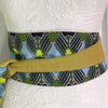 Msichana:Reversible Wrap Belt - lime solid,Blue