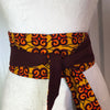 Msichana:Reversible Wrap Belt - maroon solid,Yellow/ Orange